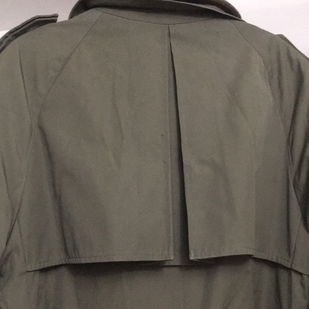 Vintage Weather O Not Olive Green Trench Coat by Orion Stella Ti Guidance - Picture 5 of 15